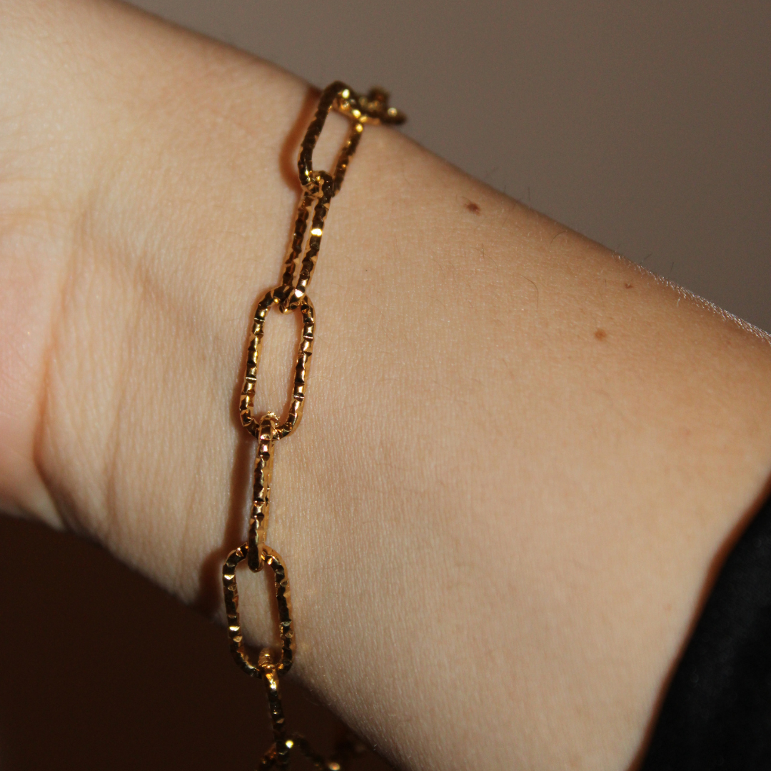 AMELIA - PULSERA ESLABONES CUADRADOS