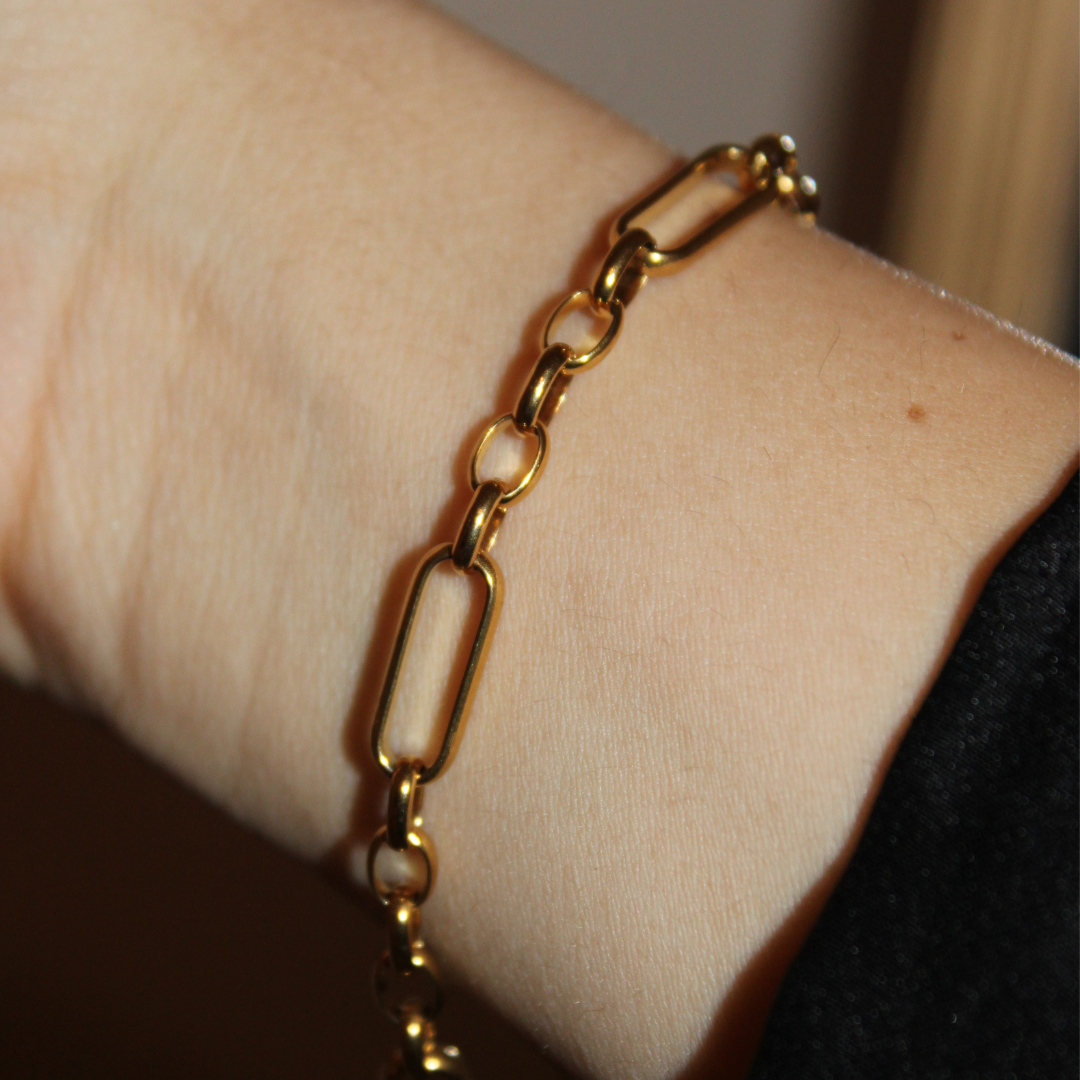 CARMEN - PULSERA ESLABONES LARGOS Y CHICOS