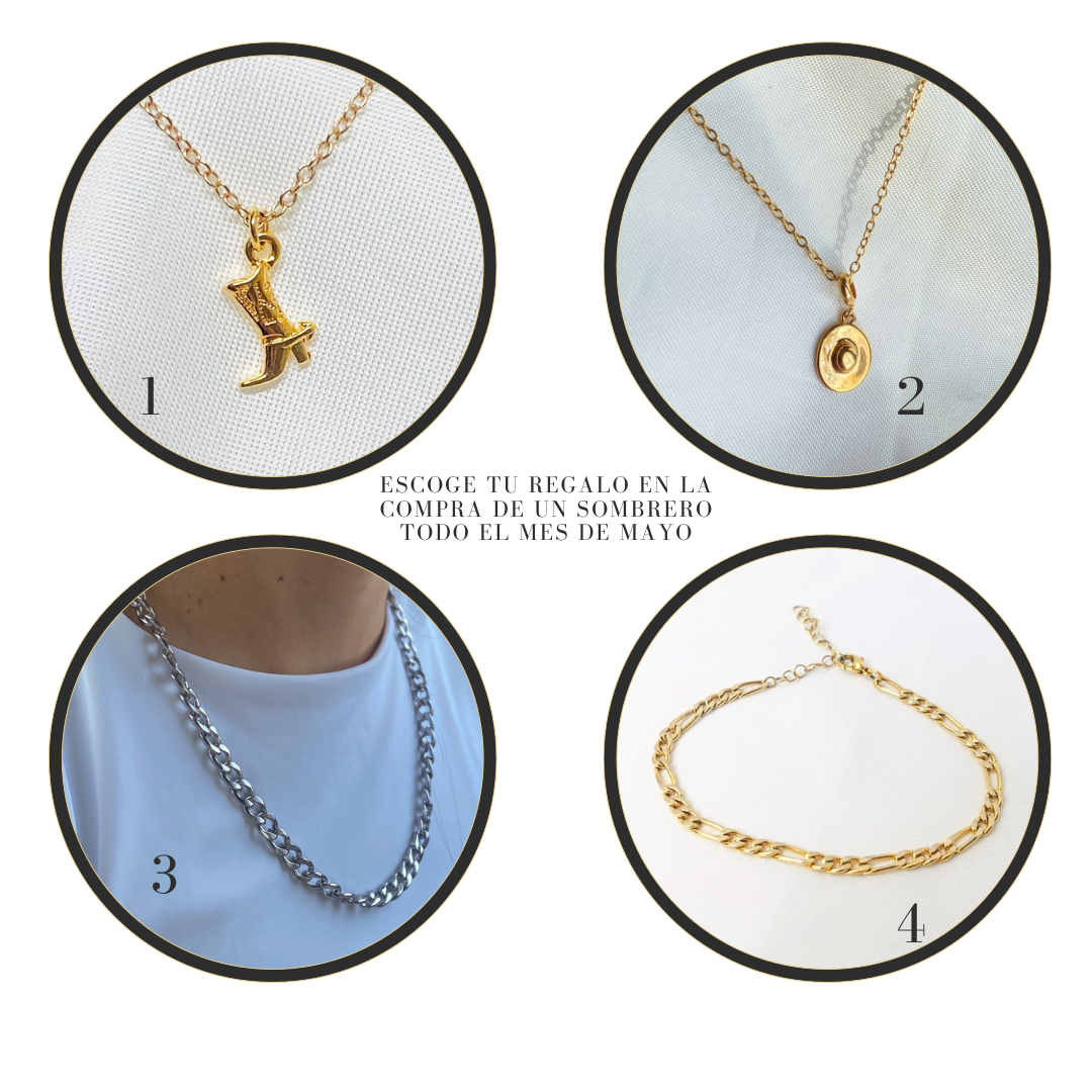 Grecia - Sombrero indiana joyeria estrellas y luna explorer gamuza