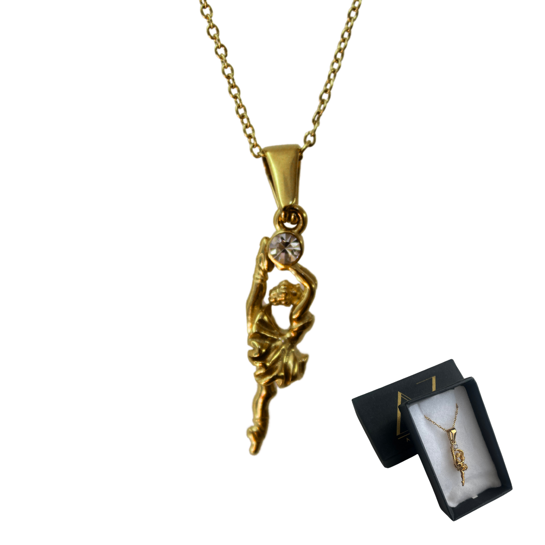 WENDY - COLLAR BAILARINA ACERO INOXIDABLE