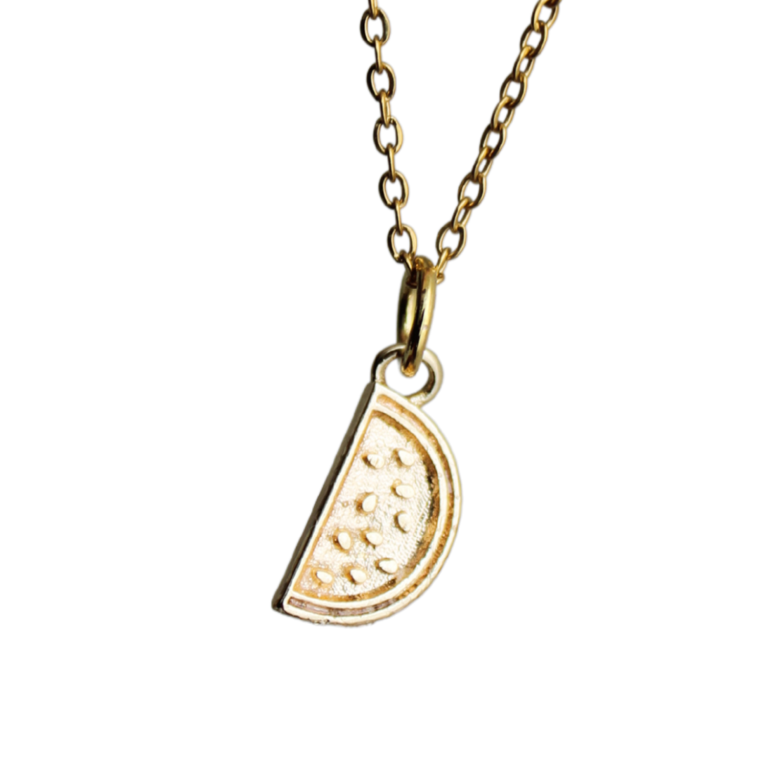 ABBY - COLLAR SANDIA CHAPA DE ORO