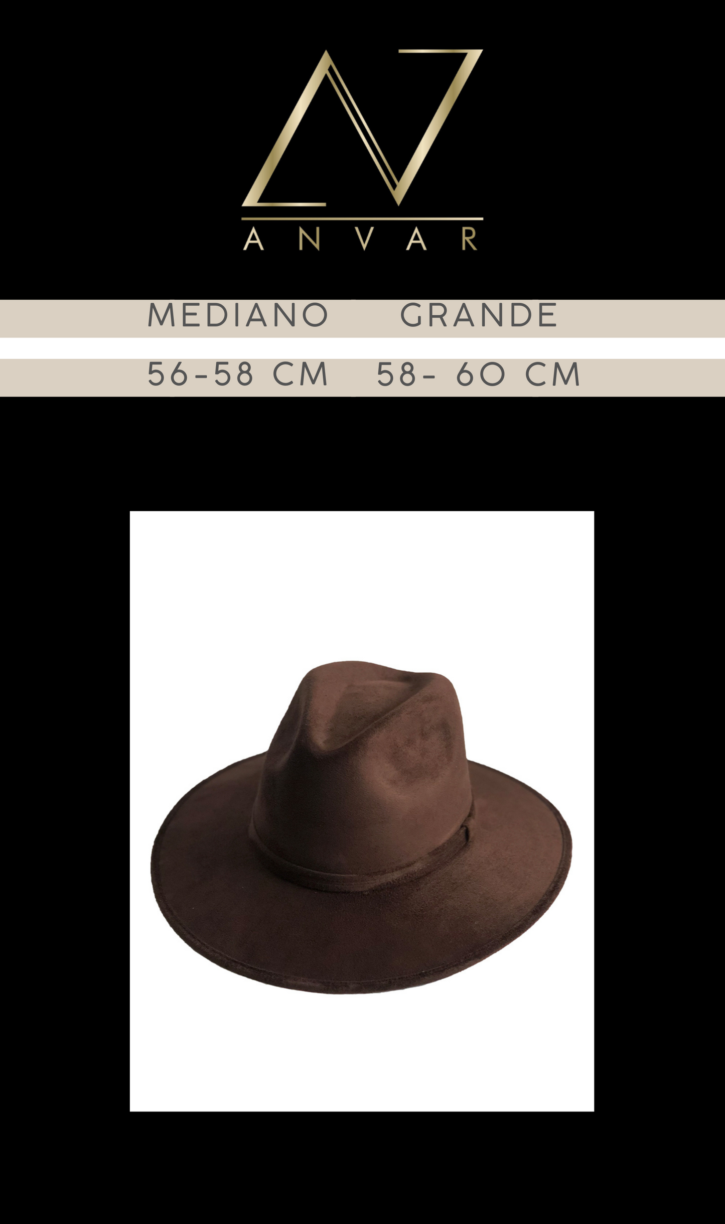 Grecia - Sombrero indiana joyeria estrellas y luna explorer gamuza