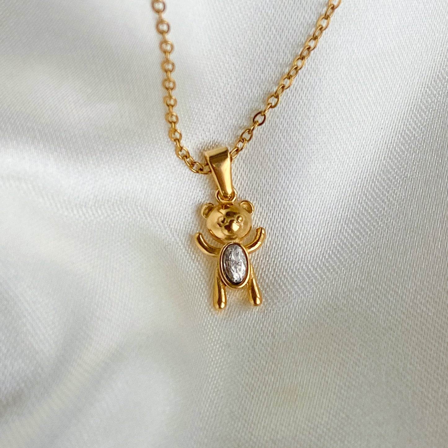 SUNNY - COLLAR OSO ACERO INOXIDABLE