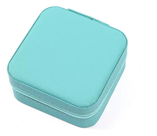 RACHEL- JOYERO PORTATIL CUADRADO AZUL