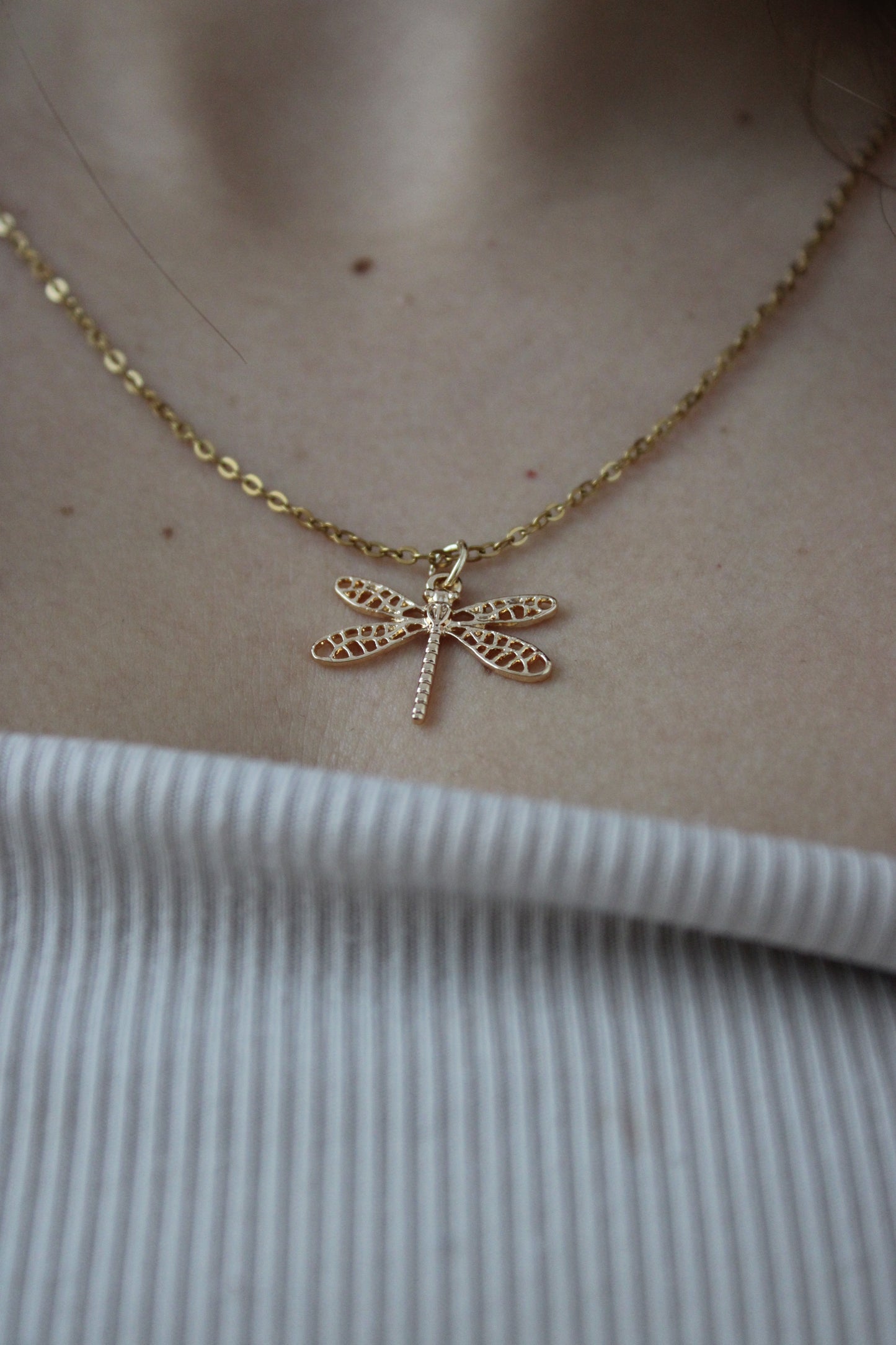 - COLLAR LIBELULA ACERO INOXIDABLE