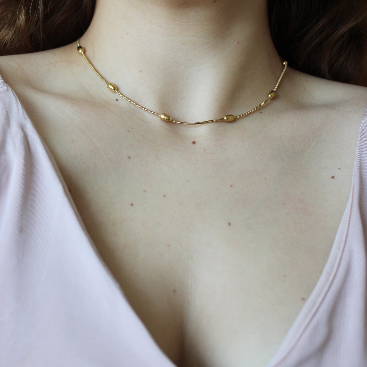 - Cadena bolitas largas acero inoxidable