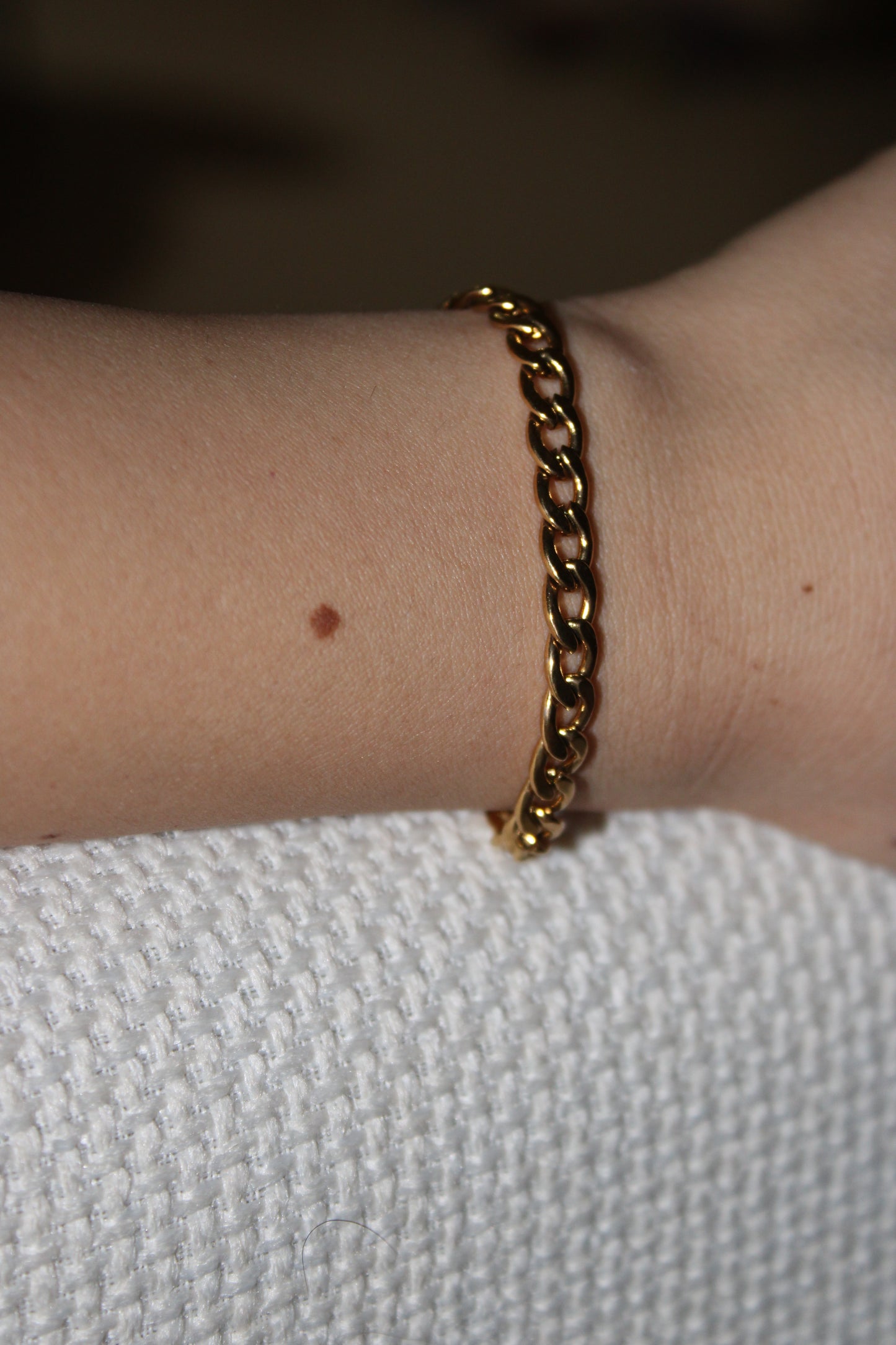 ISELA - PULSERA ESLABONES GRANDE ACERO INOXIDABLE