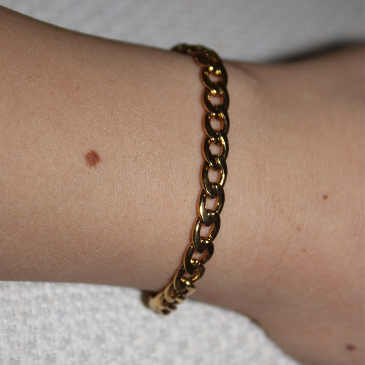 ISELA - PULSERA ESLABONES GRANDE ACERO INOXIDABLE