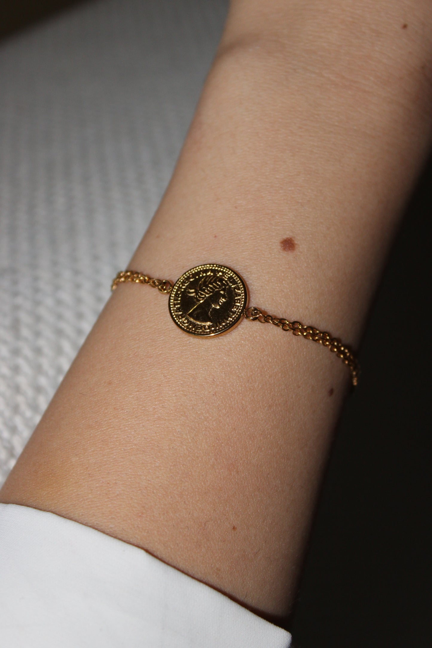 - PULSERA MONEDA ACERO INOXIDABLE