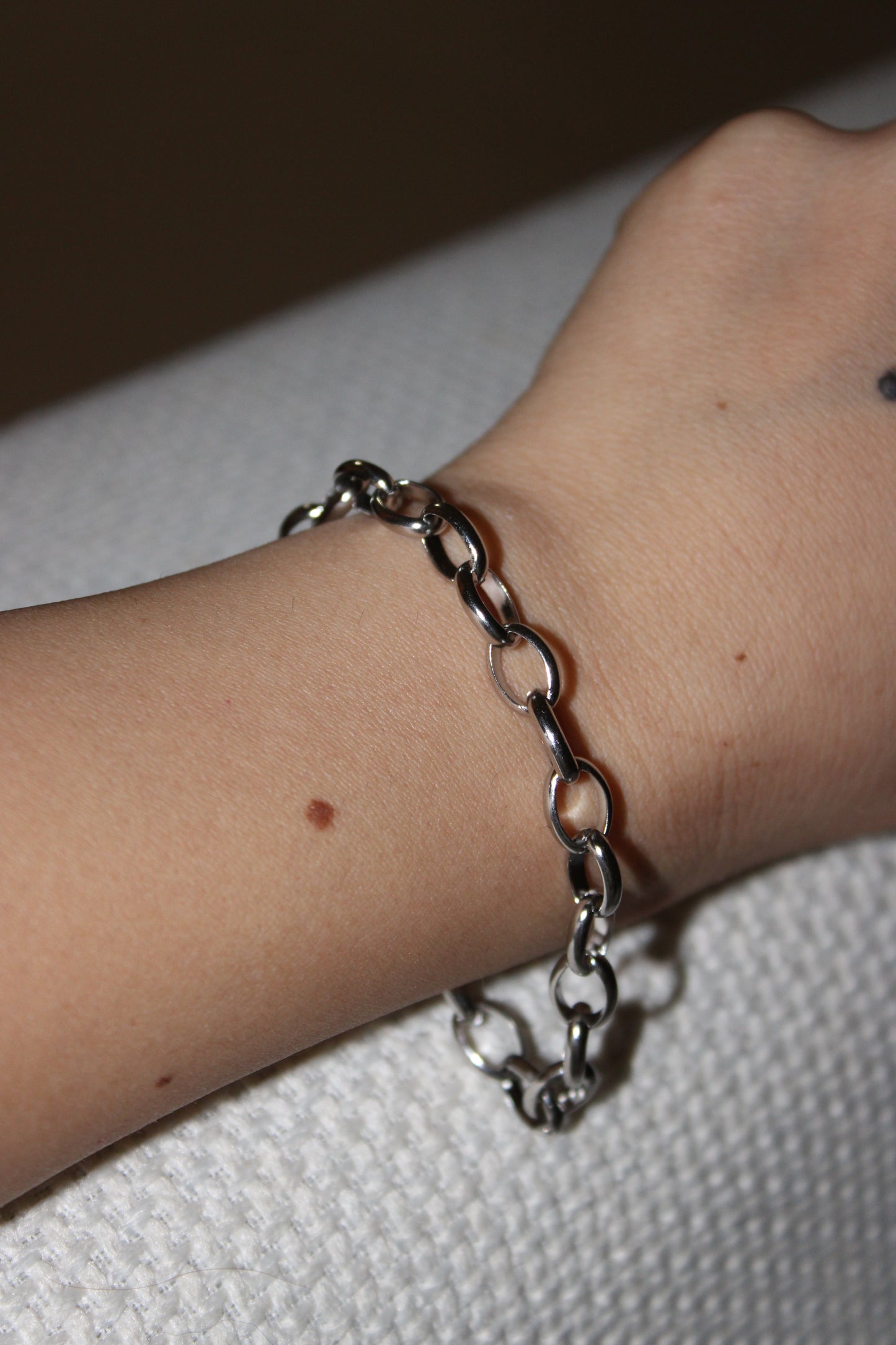 - PULSERA ESLABONES REDONDOS ACERO INOXIDABLE