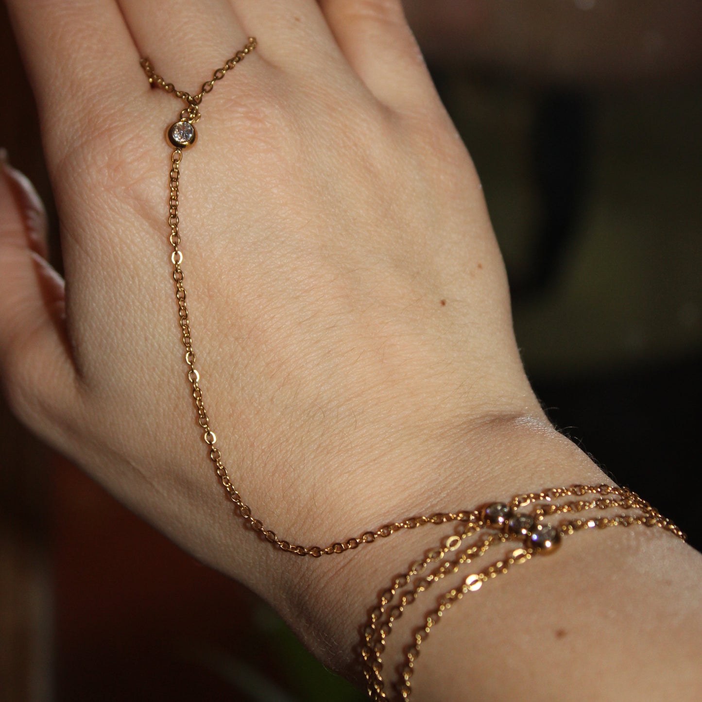 ALESSIA - PULSERA Y ANILLO ZIRCONIA ACERO INOXIDABLE