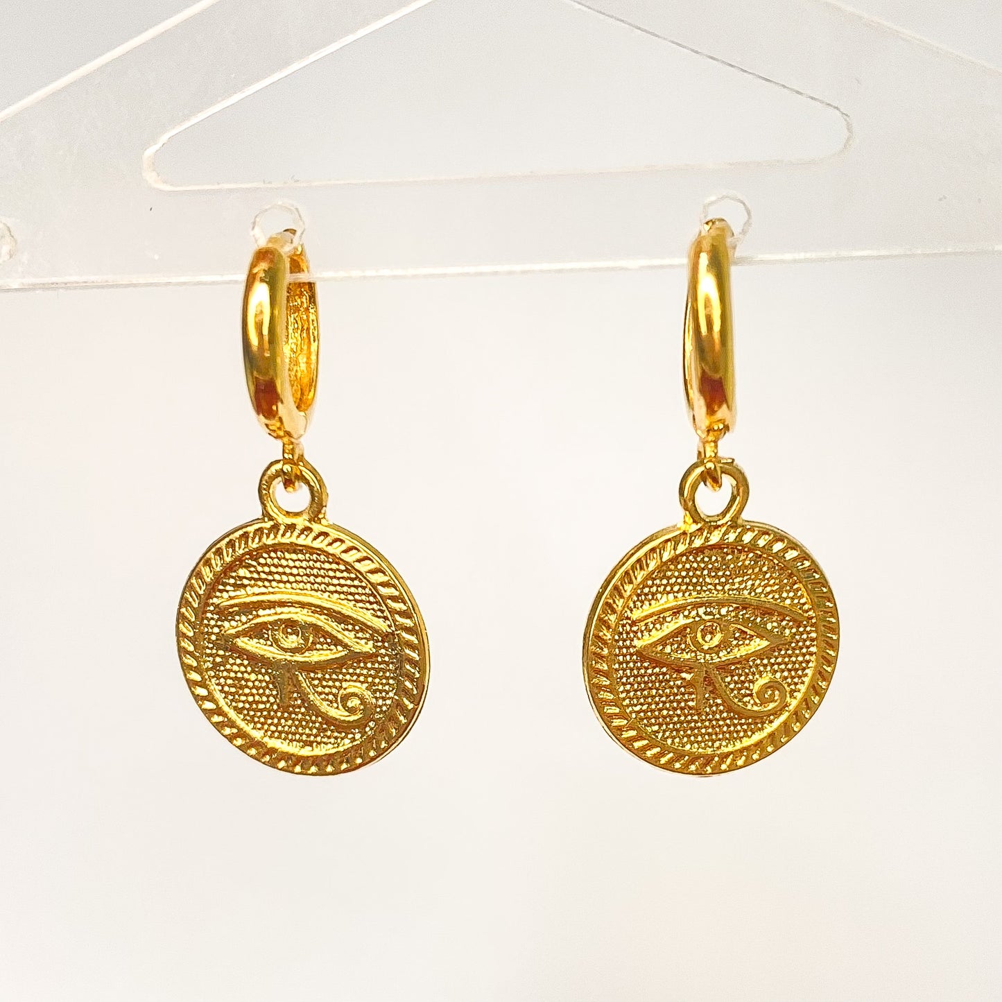 GRACIELA - 18k Gold Plated Heart Hoops Earrings