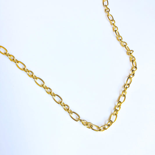 MARIELA - Cadena Oval Acero Inoxidable