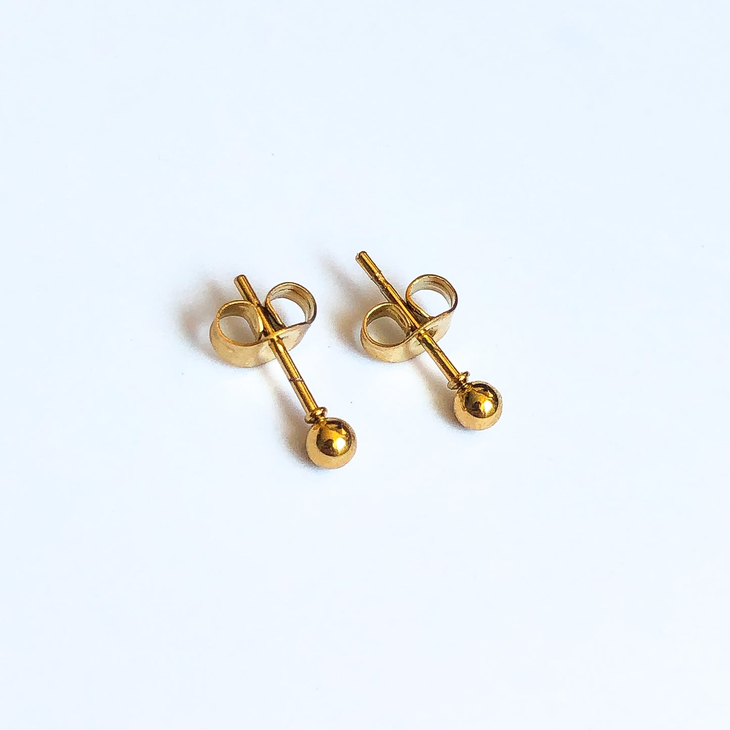 VIANEY - Aretes Bolitas Acero Inoxidable