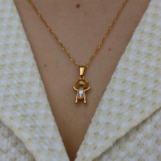 SUNNY - COLLAR OSO ACERO INOXIDABLE