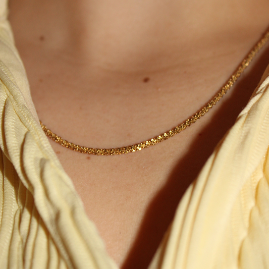 MAGDA - CADENA BRILLANTE CON DETALLES