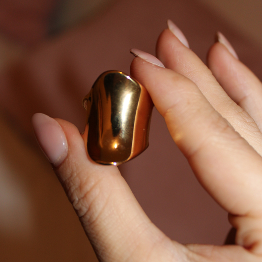 ALDA - Anillo Liso Grande Ajustable