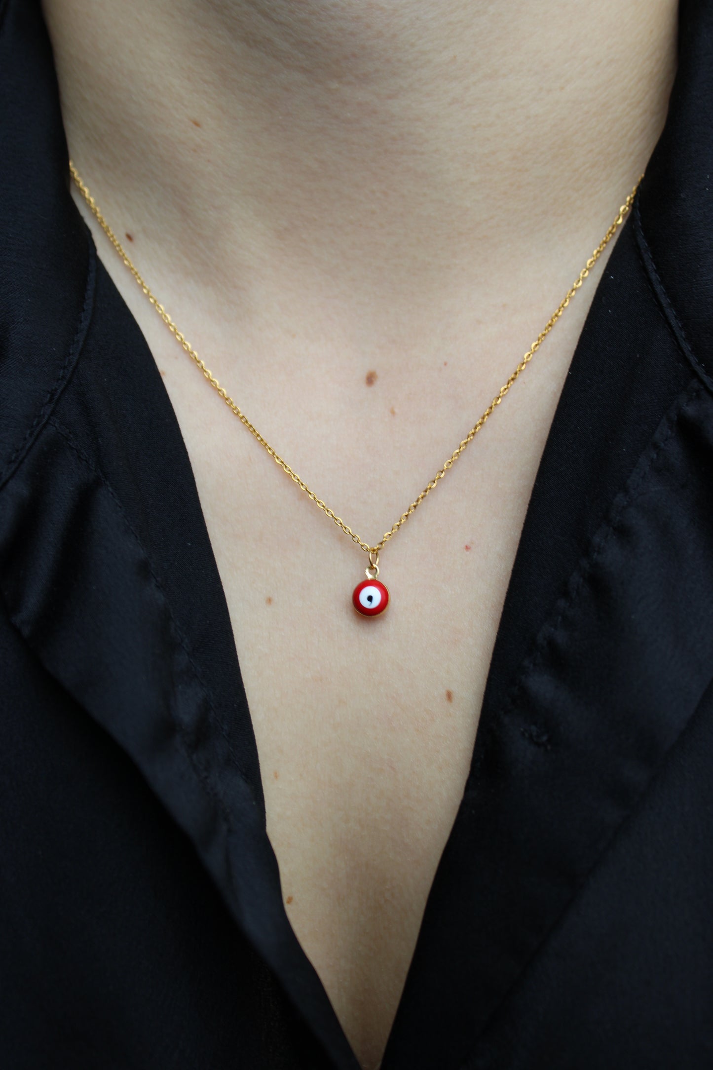 - Collar Ojo Turco Chapa de Oro