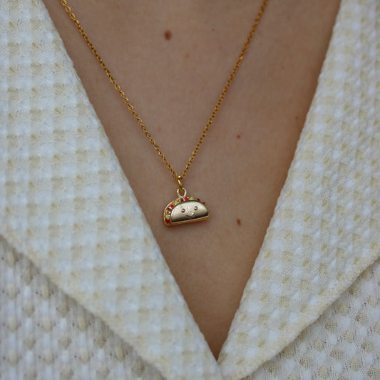 JOSEFINA - COLLAR TACO CHAPA DE OR