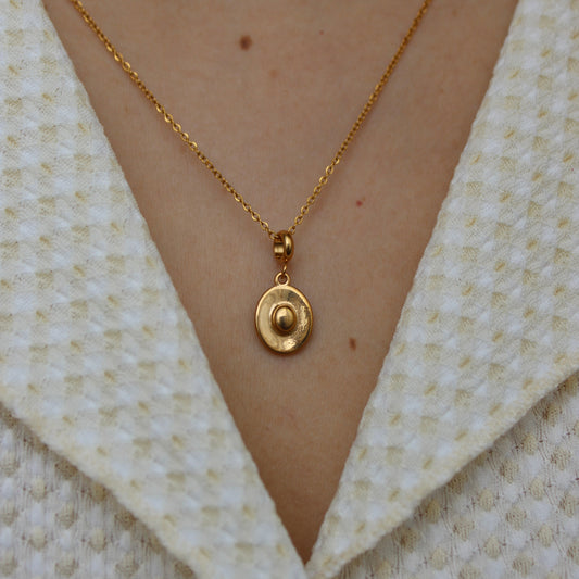 CLARY - COLLAR SOMBRERO VAQUERO ACERO INOXIDABLE