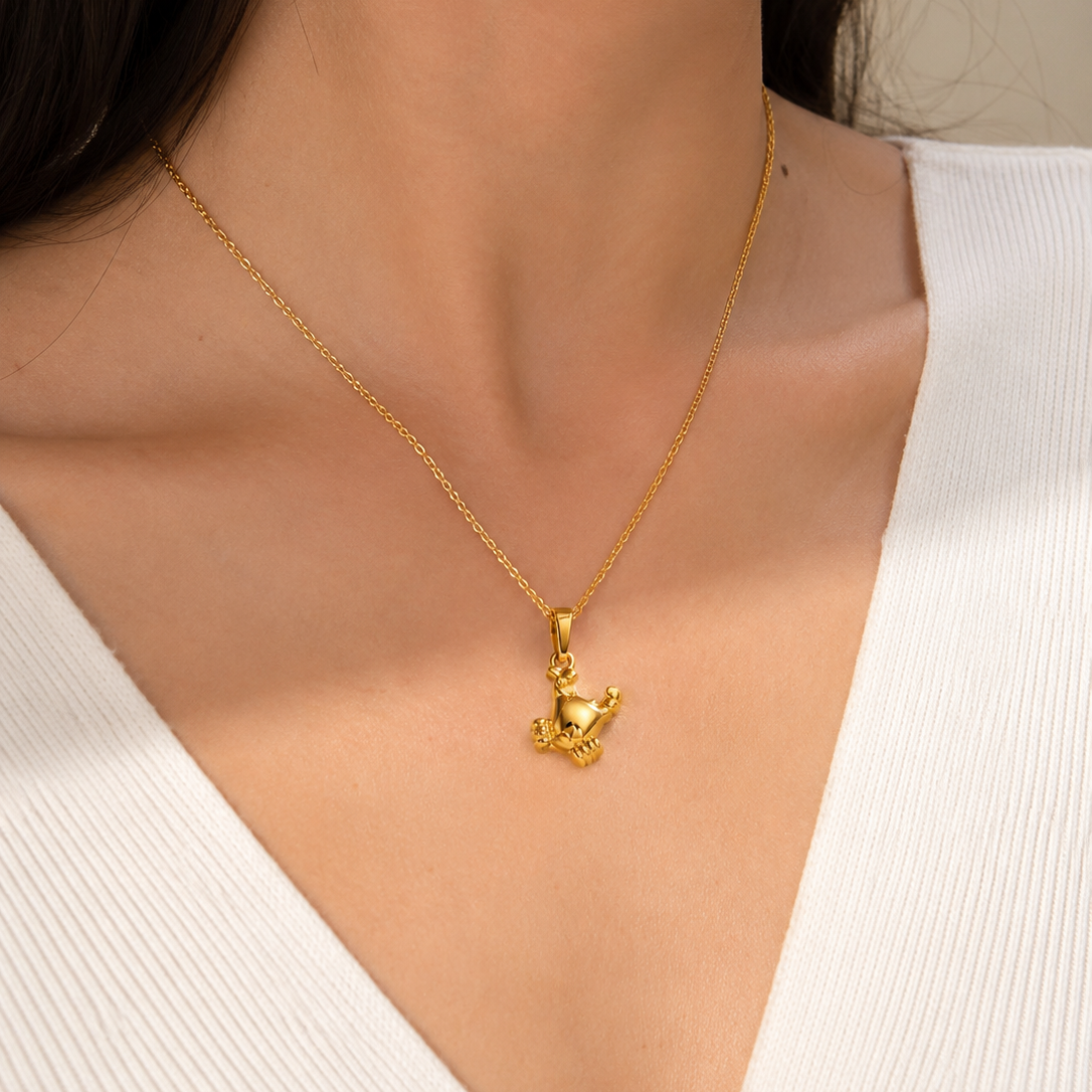 CARLY - Collar cangrejo acero inoxidable