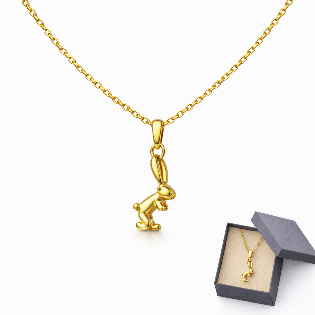 JAIDY - Blue Eye Boy Necklace Gold Plated