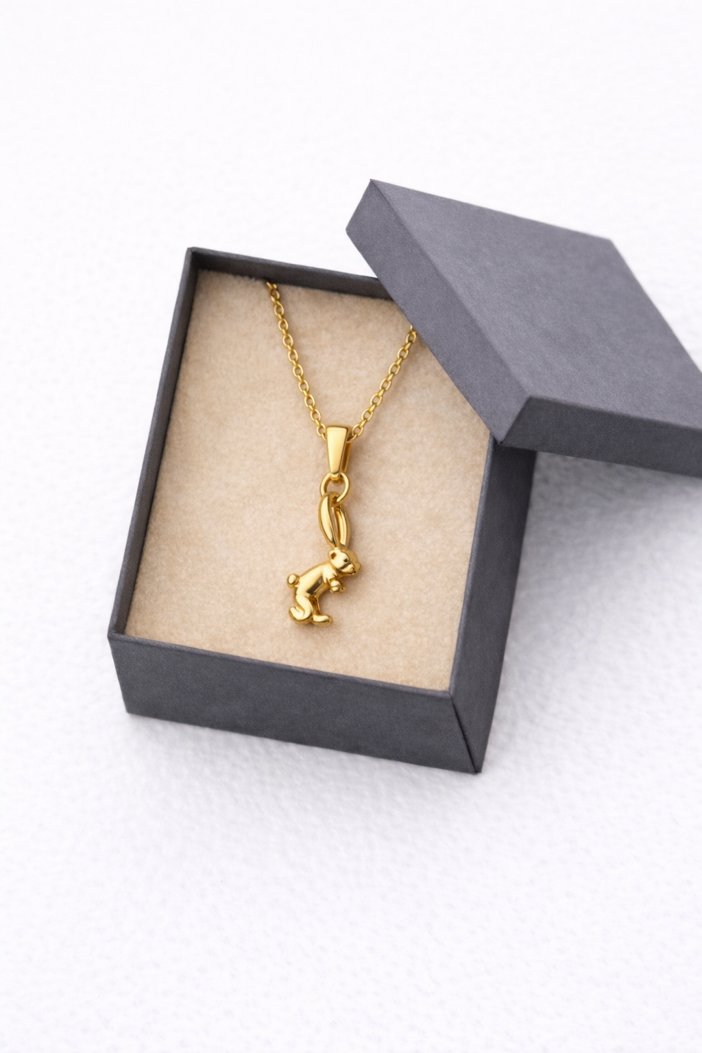 JAIDY - Blue Eye Boy Necklace Gold Plated
