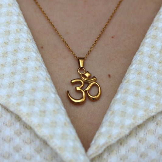 LIEM - COLLAR OHM ACERO INOXIDABLE