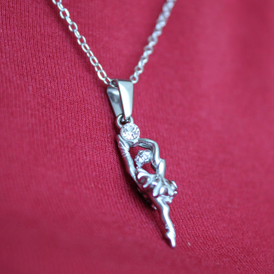 WENDY - COLLAR BAILARINA ACERO INOXIDABLE