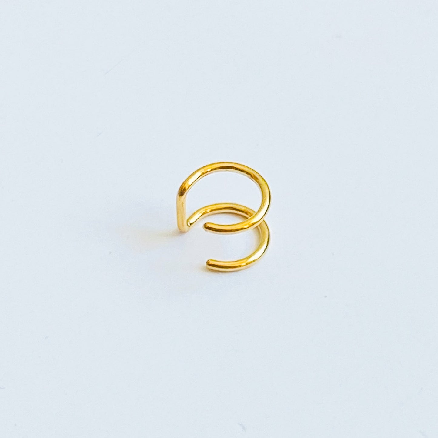CHIARY - EAR CUFF DOS LINEAS ACERO INOXIDABLE