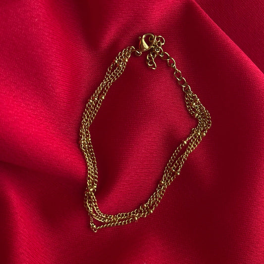 SIENNA - Pulsera Triple Acero Inoxidable