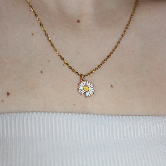 - Collar margarita flor