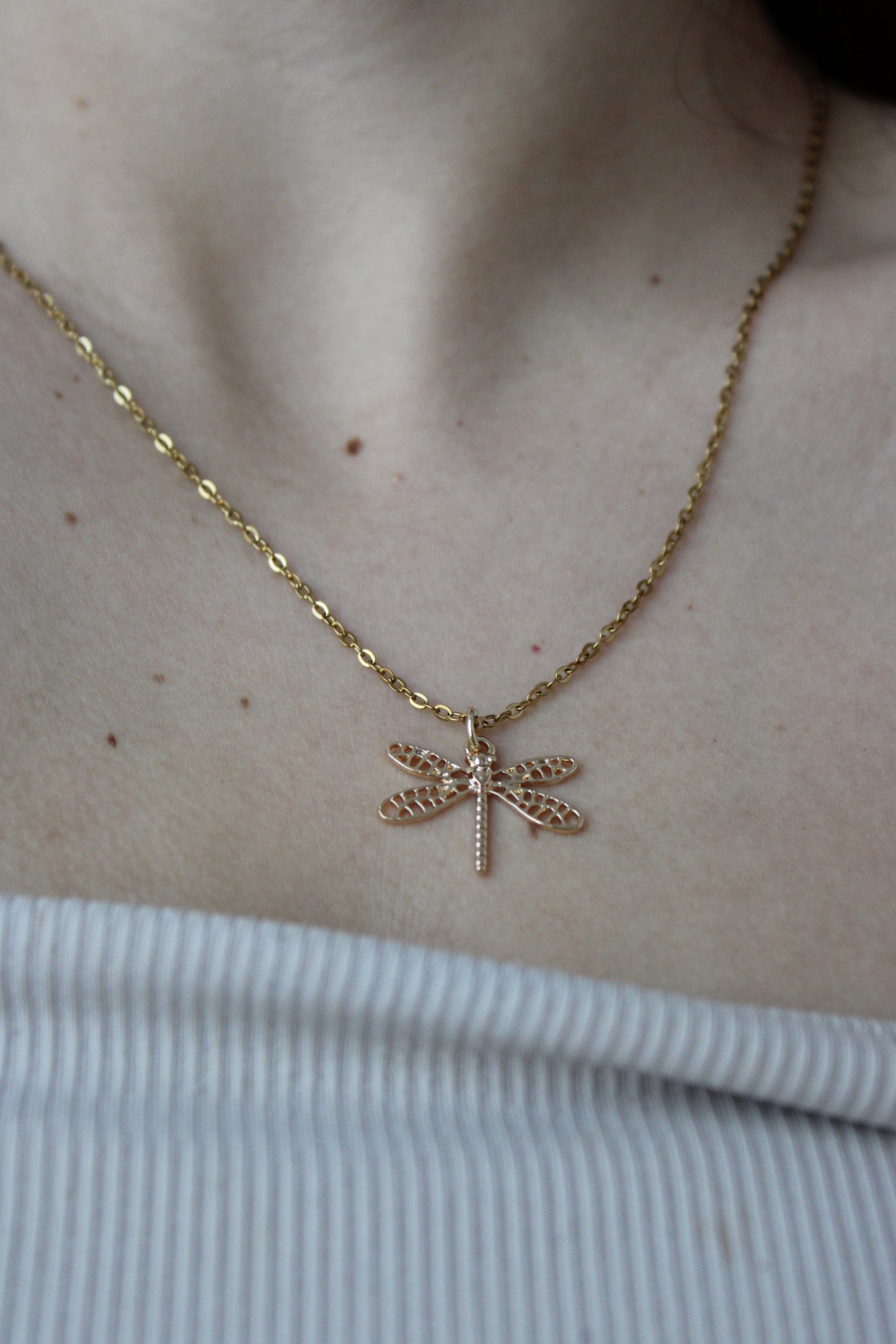 - COLLAR LIBELULA ACERO INOXIDABLE