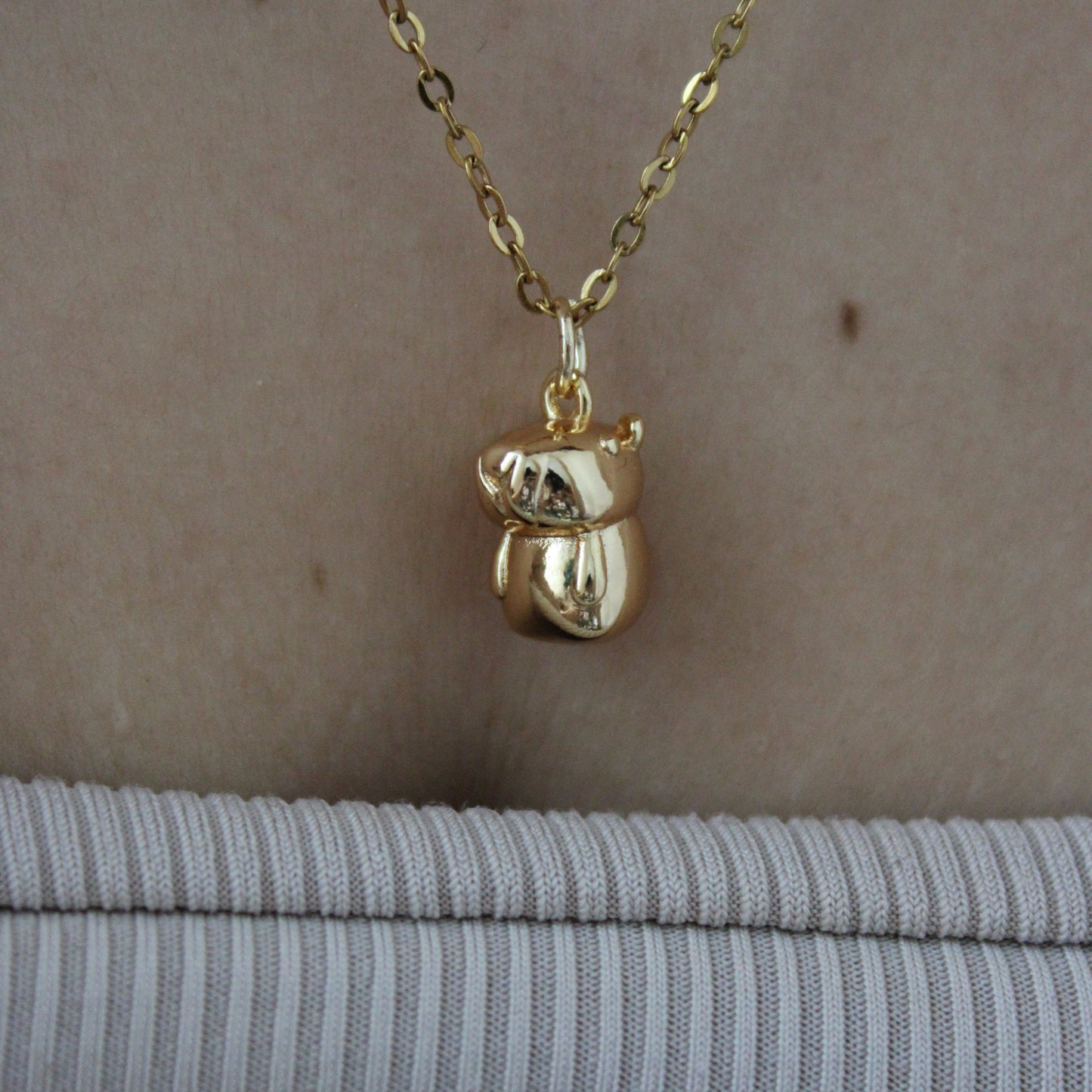 - COLLAR CAPIBARA ACERO INOXIDABLE