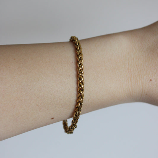 - PULSERA TRENZADA ACERO INOXIDABLE