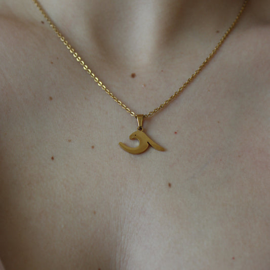 JOSIE - COLLAR OLA ACERO INOXIDABLE PLATEADO ACERO INOXIDABLE