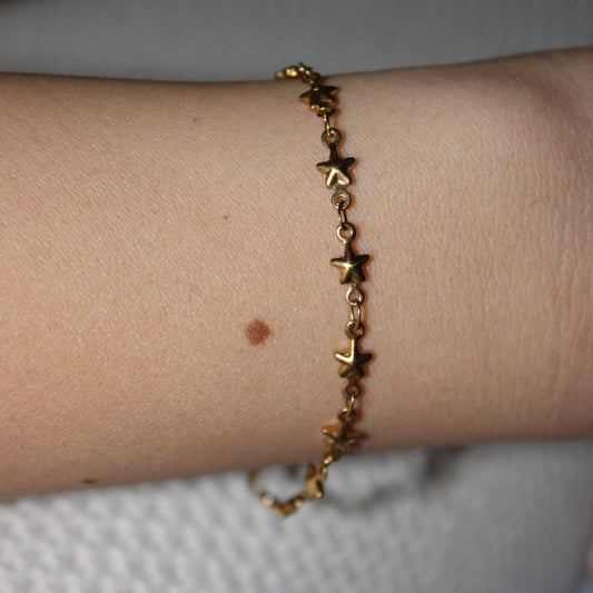 MELISSA - PULSERA ESTRELLAS ACERO INOXIDABLE