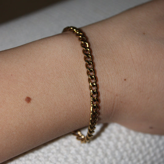 - PULSERA ESLABONES CHICOS ACERO INOXIDABLE