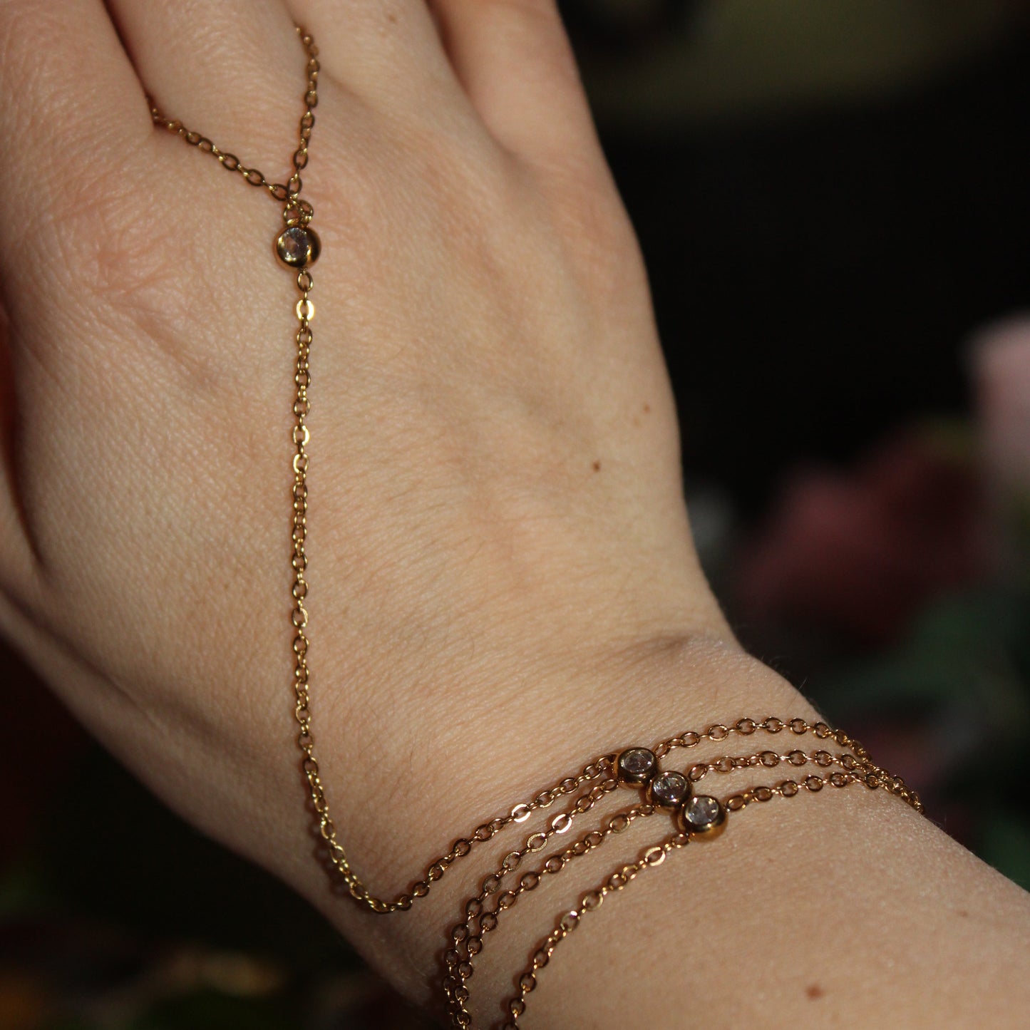 ALESSIA - PULSERA Y ANILLO ZIRCONIA ACERO INOXIDABLE