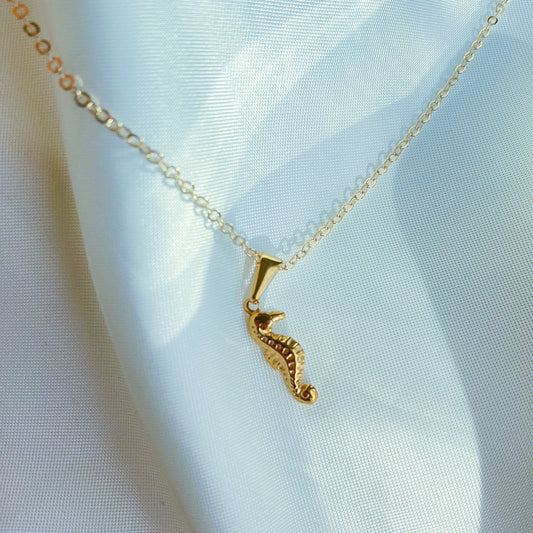 ARIEL - COLLAR CABALLITO DE MAR ACERO INOXIDABLE