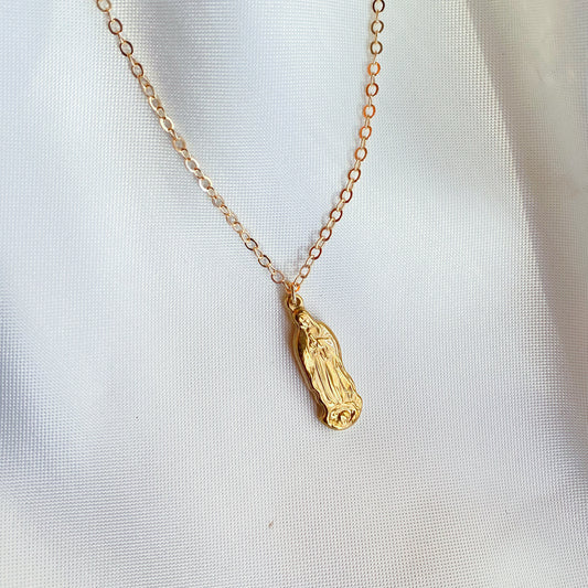 GARELI - COLLAR VIRGEN DE GUADALUPE ACERO INOXIDABLE