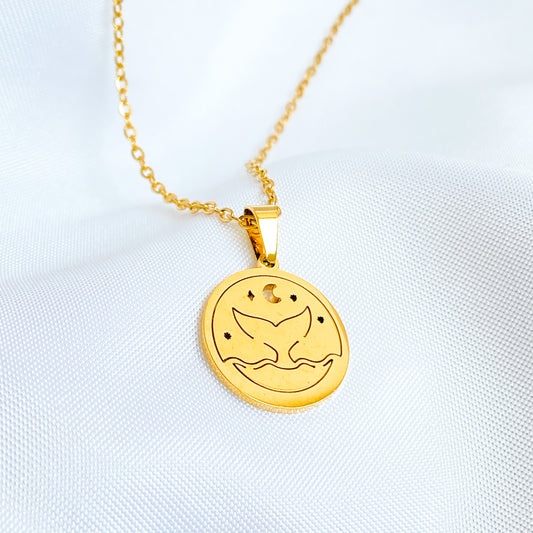 KYTZIA - COLLAR COLA DE BALLENA ACERO INOXIDABLE