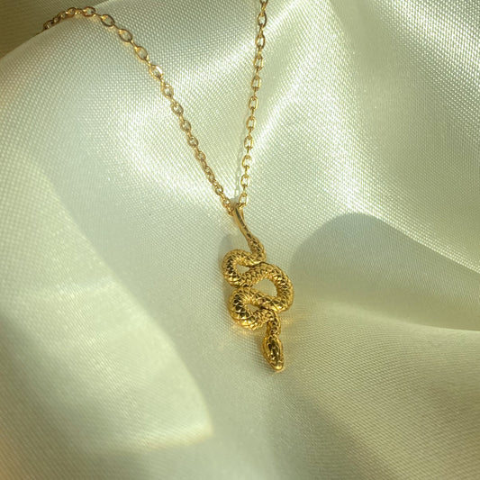 CORINA - COLLAR SERPIENTE ACERO INOXIDABLE