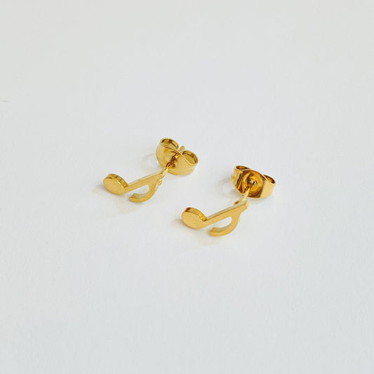 JUDITH - ARETES NOTA MUSICAL ACERO INOXIDABLE