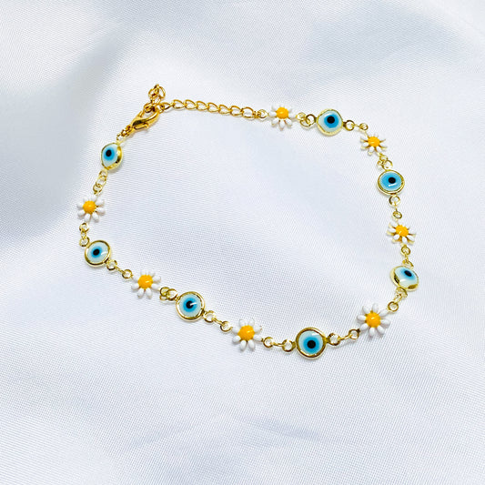 AITANA - Gold Plated Pearl Anklet