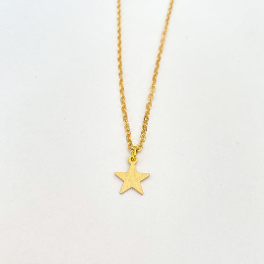 STELLA - COLLAR ESTRELLA CHAPA DE ORO