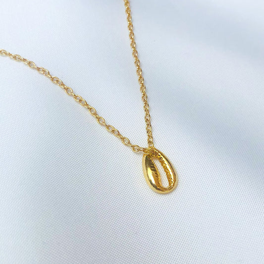 MASARELLA - 18k Gold Plated Shell Necklace