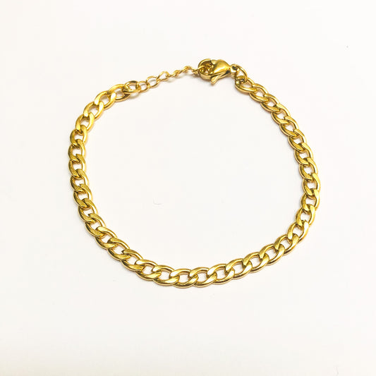 INDIRA - PULSERA BARBADA ACERO INOXIDABLE