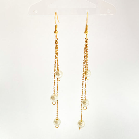 GRACIELA - 18k Gold Plated Heart Hoops Earrings