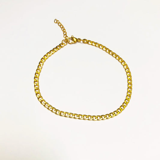 LIZZIE - Tobillera Eslabones Acero Inoxidable